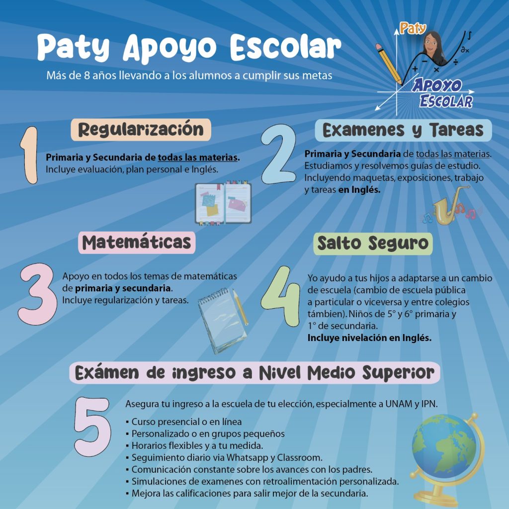 Paty Apoyo Escolar Servicios